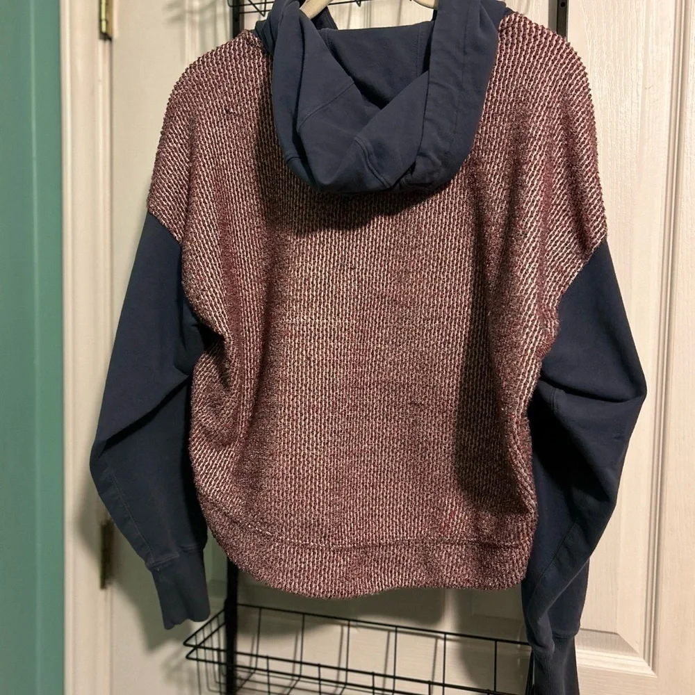Anthropologie Karla Hoodie XS Saturday Sunday Crop sweatshirt cozy gorpcore